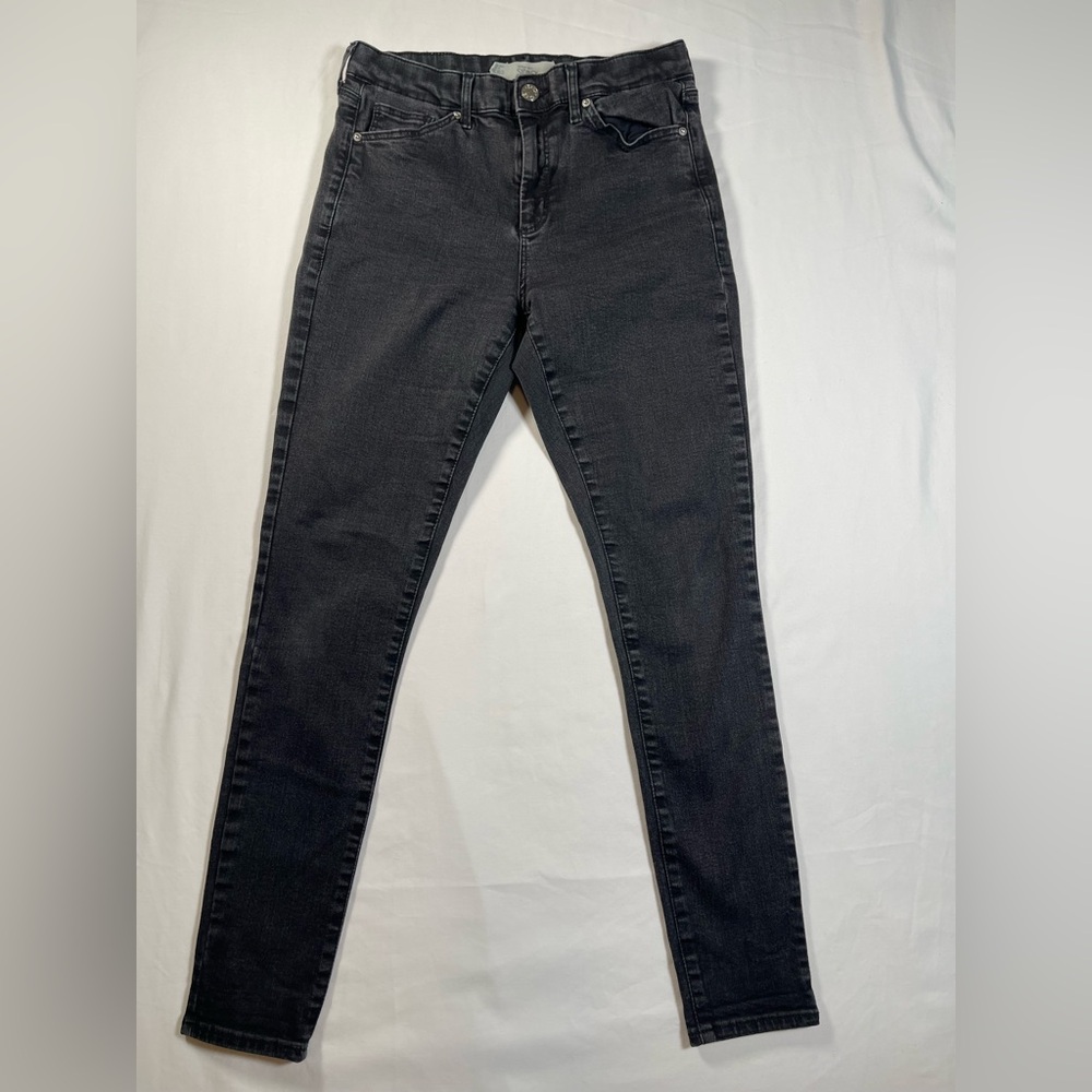TopShop Moto Sidney black skinny jeans size W30 L32